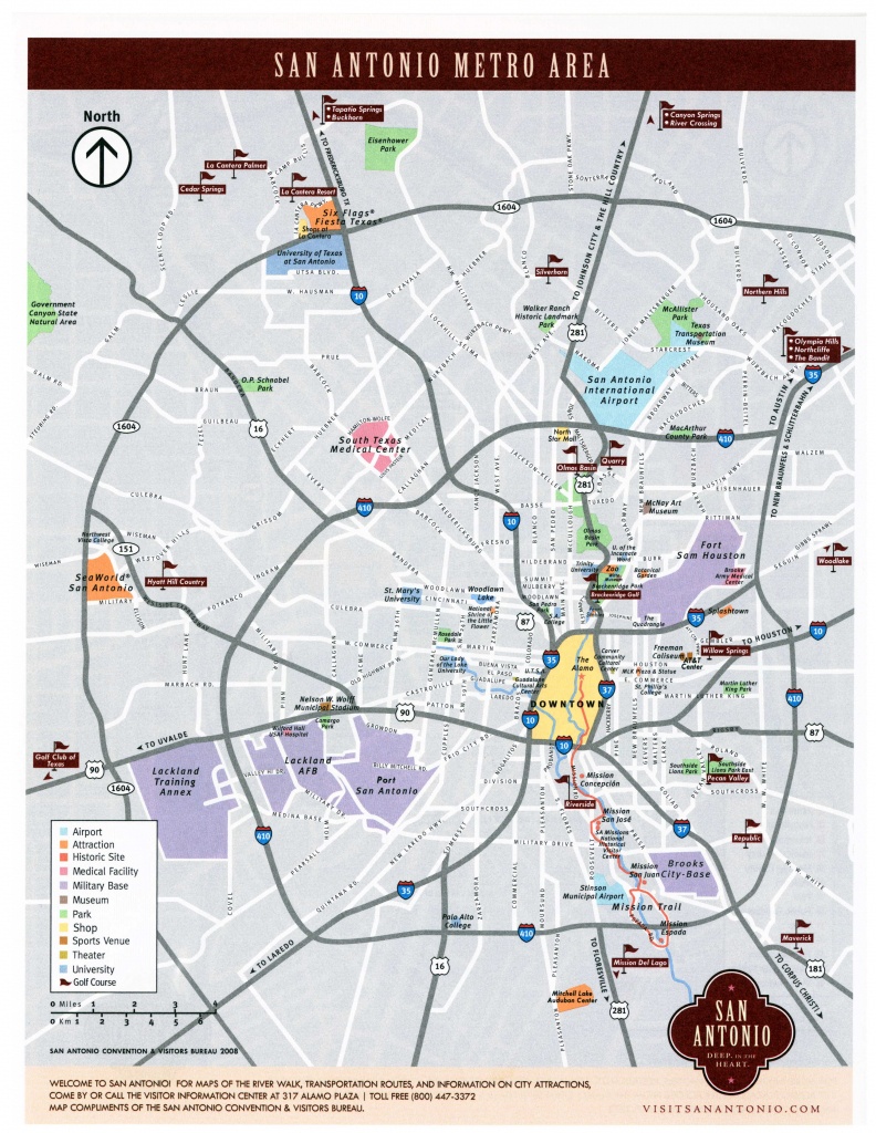 Large San Antonio Maps For Free Download And Print | High-Resolution - Texas Sightseeing Map