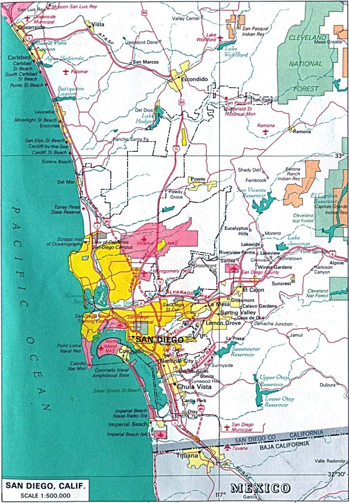 San Diego County Zip Code Map - San Diego County Map With Zip Codes