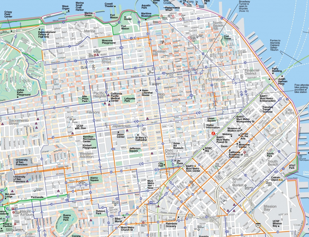 Large San Francisco Maps For Free Download And Print | High - Map Of San Francisco Attractions Printable