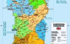 Large Sardinia Maps For Free Download And Print | High-Resolution - Printable Map Of Sardinia