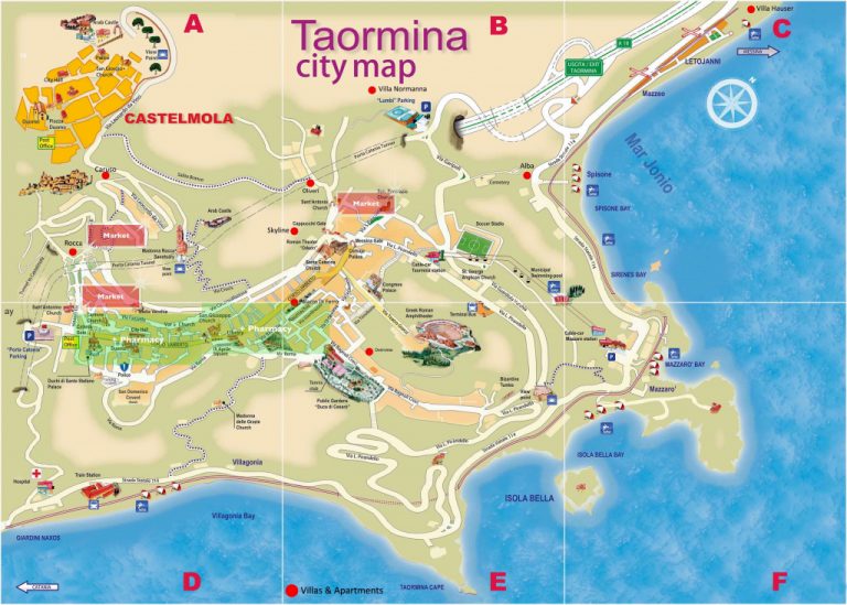 Large Taormina Maps For Free Download And Print | High-Resolution ...
