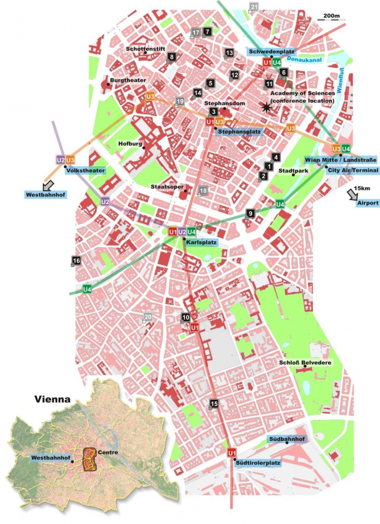 Large Vienna Maps For Free Download And Print | High-Resolution And - Vienna City Map Printable