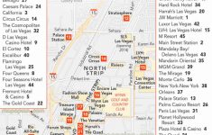 Las Vegas Maps - Top Tourist Attractions - Free, Printable City - Free Printable Map Of The Las Vegas Strip