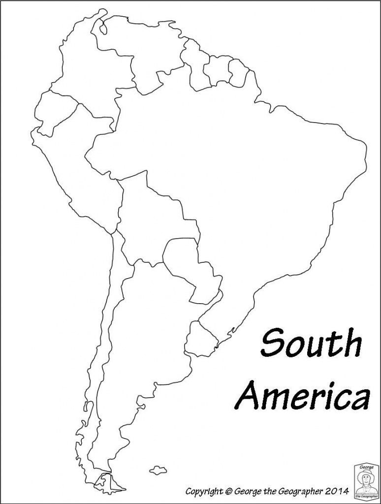 Latin America Printable Blank Map South Brazil Maps Of Within And - Printable Map Of Latin America