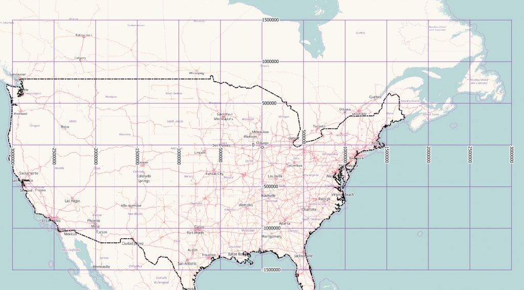 Latitude Longitude Map Of Us | Sitedesignco - Us Map With Latitude And Longitude Printable