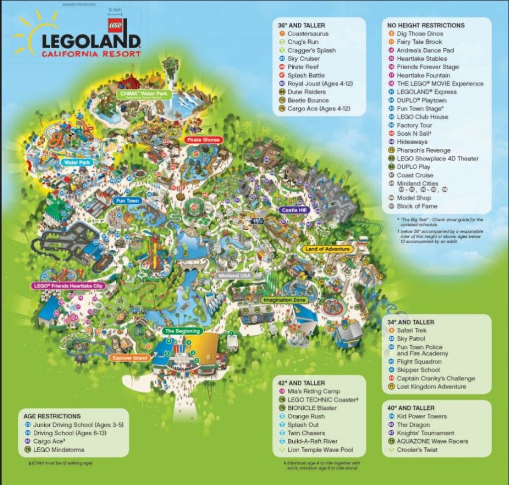 Legoland California Height Restrictions | Travel In 2019 | Legoland ...