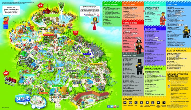 Legoland Map California 2018 Free Printable Maps - vrogue.co