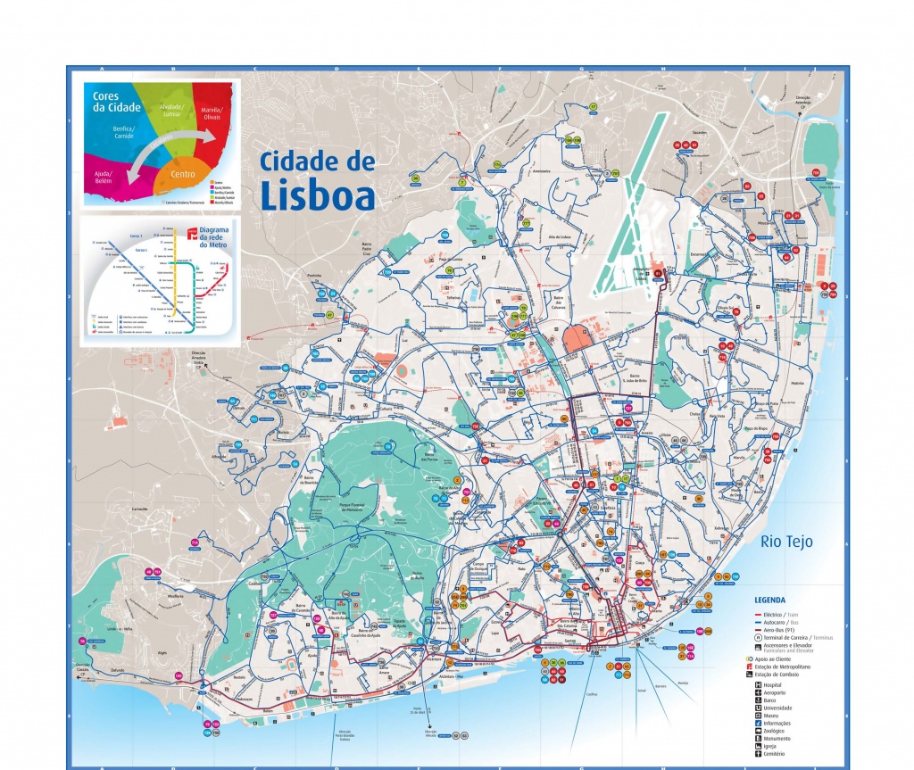 Lisbon Attractions Map Pdf - Free Printable Tourist Map Lisbon - Lisbon Tourist Map Printable