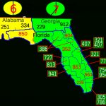 List Of Florida Area Codes   Wikipedia   Central Florida Zip Code Map
