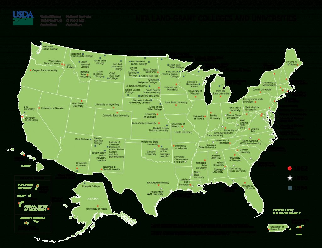 List Of Land-Grant Universities - Wikipedia - California Community ...