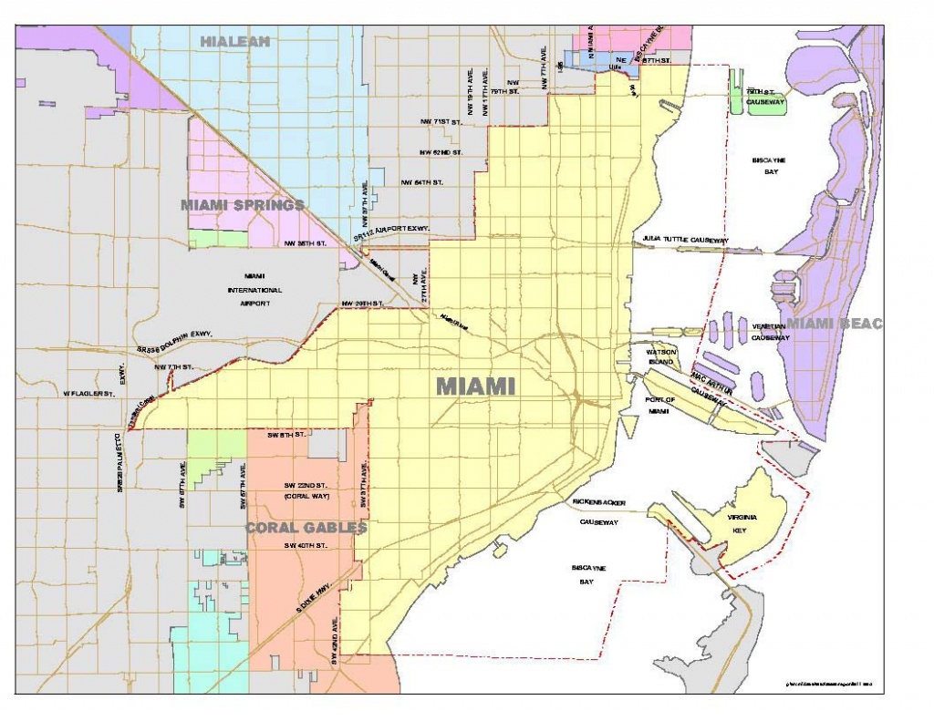 List Of Neighborhoods In Miami - Wikipedia - Map Of Miami Florida And Surrounding Areas