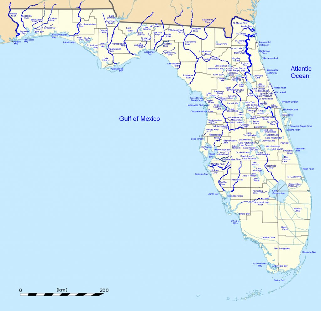 List Of Outstanding Florida Waters Wikipedia Intracoastal Waterway   List Of Outstanding Florida Waters Wikipedia Intracoastal Waterway Florida Map 1024x991 