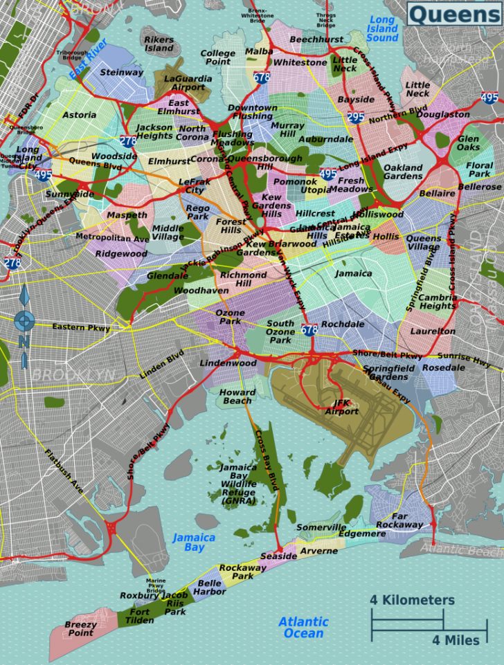 Printable Map Of Brooklyn Ny Neighborhoods