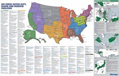 List Of United States Air Force Installations - Wikipedia - Map Of Army Bases In California