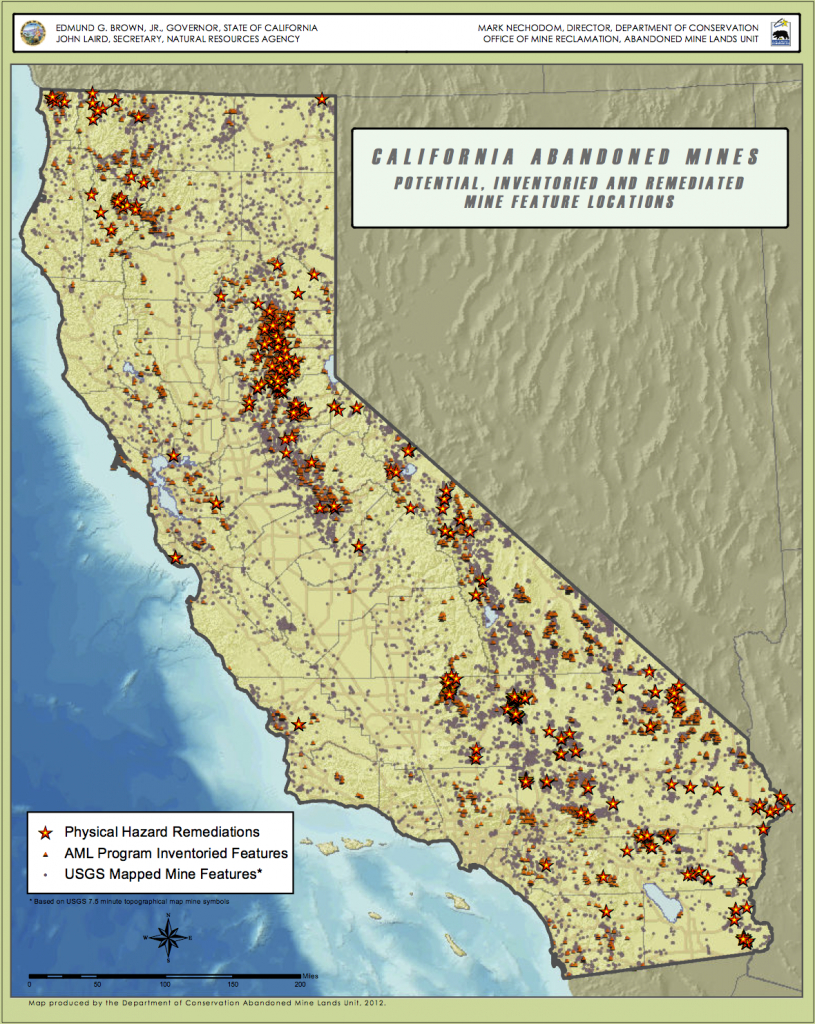 Little Known Reasons For Ground Subsidence In California | Cse For - Map Of Abandoned Mines In California