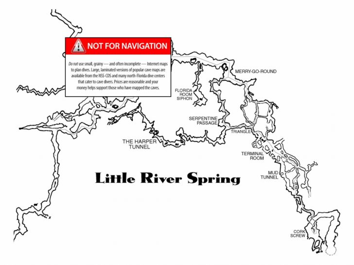 Florida Springs Diving Map