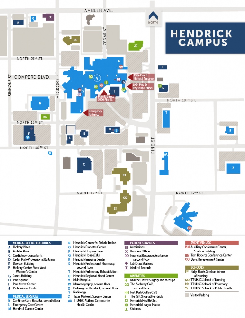 Locations And Contact | Hendrick Health System - Texas Health Dallas Map