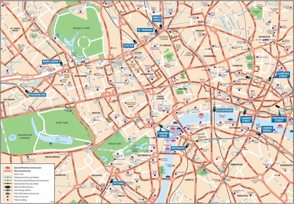 London Attractions Map Pdf - Free Printable Tourist Map London - Free