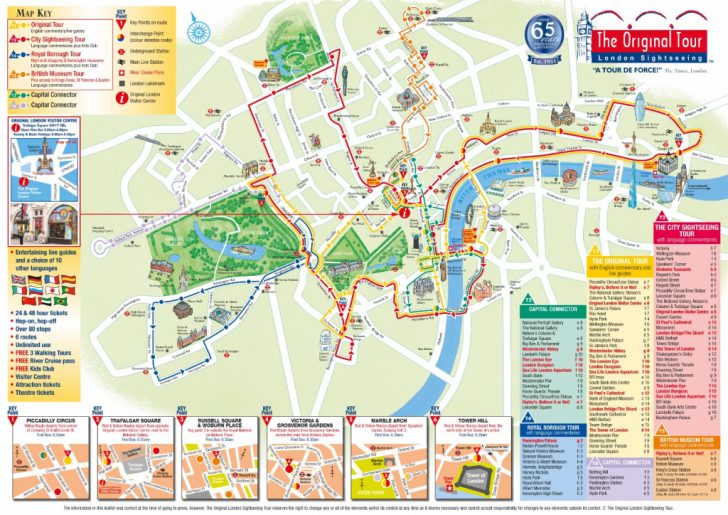 London Attractions Map Pdf - Free Printable Tourist Map London - London 