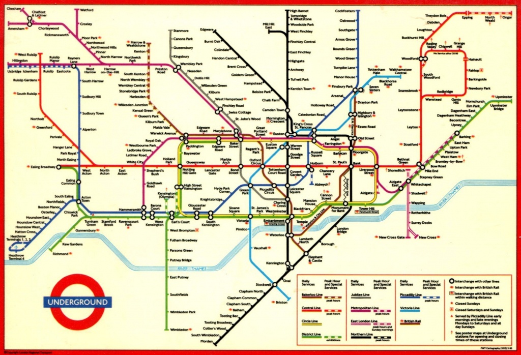 London Underground Map And Printable - Capitalsource - Central London Tube Map Printable