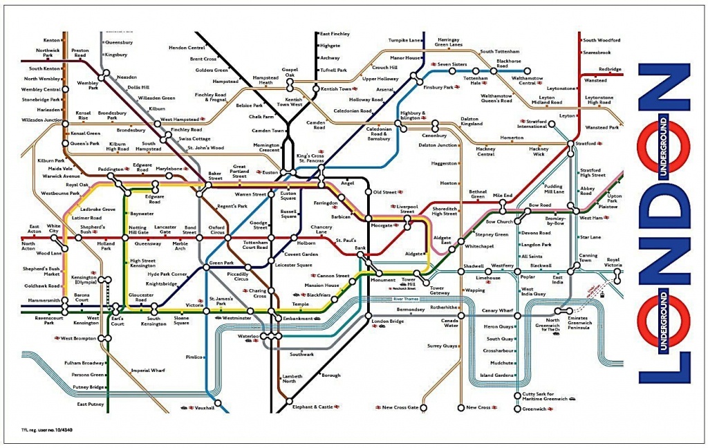 London Underground Map And Printable - Capitalsource - Printable Underground Map