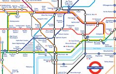 London Underground Map In 3D – Uk Map - Printable London Underground Map
