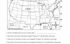 longitude and latitude printable worksheet latitude and longitude map skills quiz printable Longitude And Latitude Printable Worksheet | Latitude-And-Longitude - Map Skills Quiz Printable