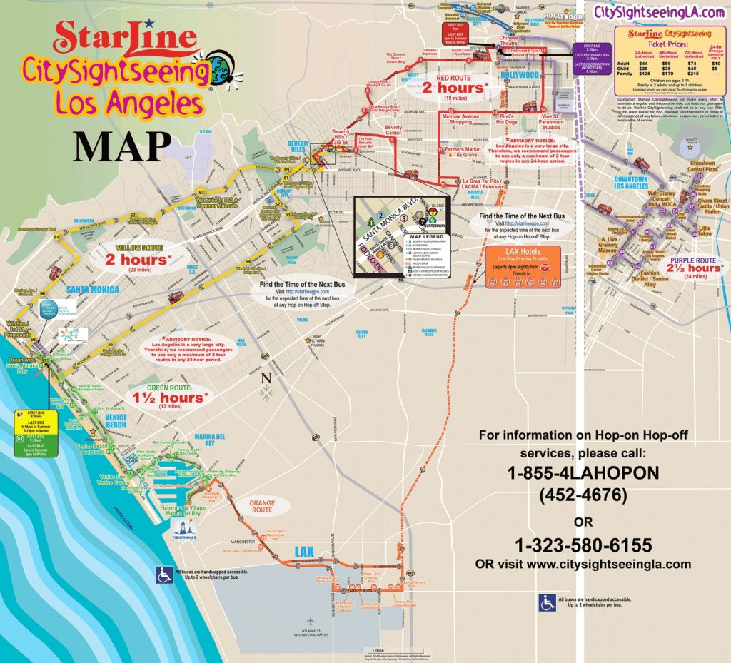 Los Angeles California Attractions La Sightseeing Tours With Los California Sightseeing Map 6516