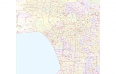 Los Angeles, California Zip Codes - The Map Shop - California Zip Code Map