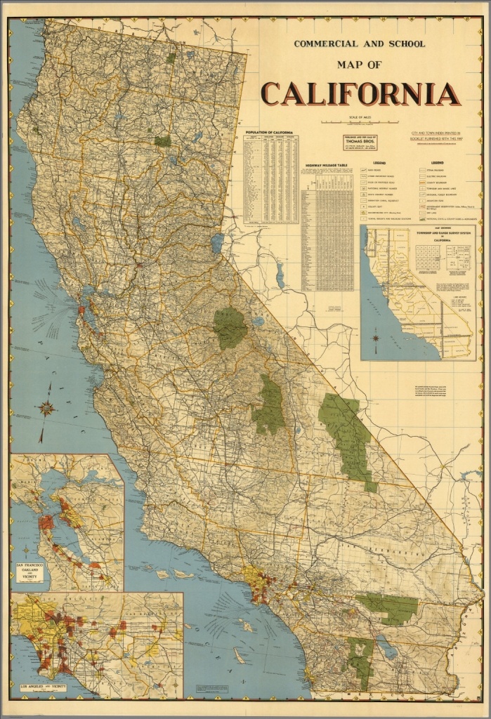 Los Angeles County Township Range Map – Map Of Usa District - California Township And Range Map