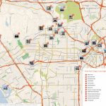 Los Angeles Printable Tourist Map | Sygic Travel   California Sightseeing Map