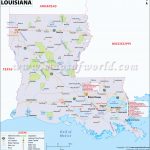 Louisiana Map For Free Download. Printable Map Of Louisiana, Known   Louisiana State Map Printable