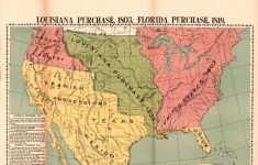 Louisiana Purchase, 1803. Florida Purchase, 1819 | Library Of Congress - Florida Louisiana Map