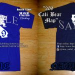 M.o.e. Unltd. Clothing | 209 Cali Bear Map Men's T Shirt | Online   California Map T Shirt