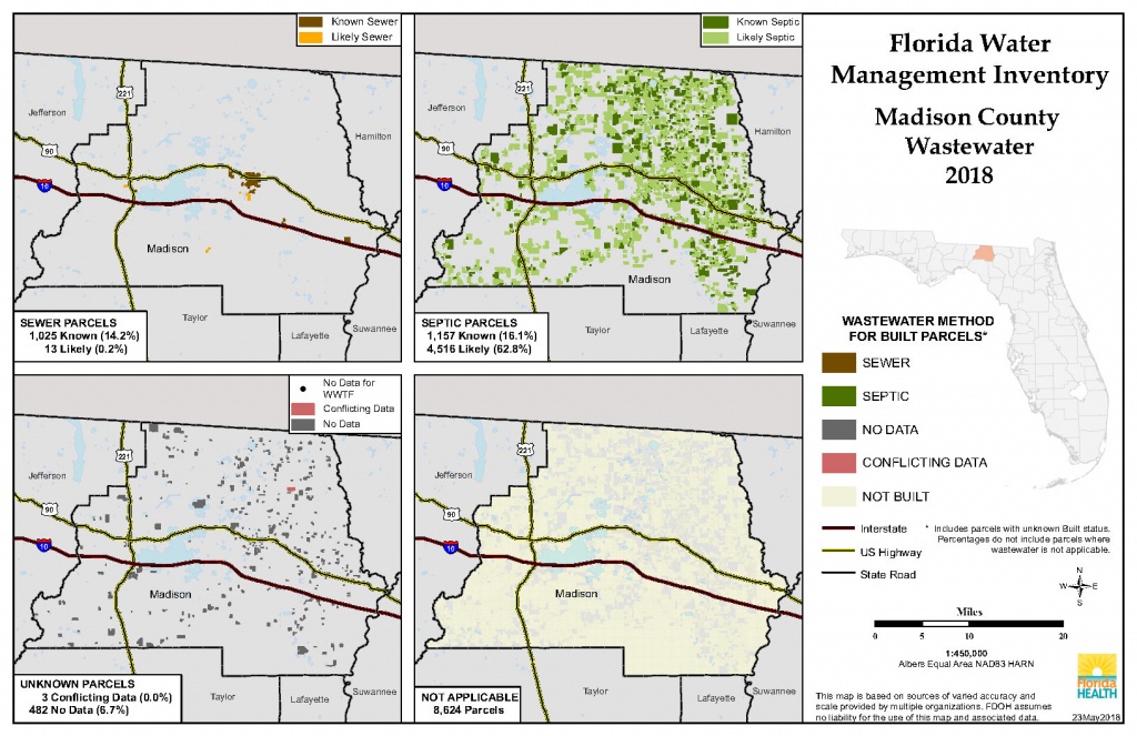 Madison Florida Water Management Inventory Summary | Florida - Madison Florida Map