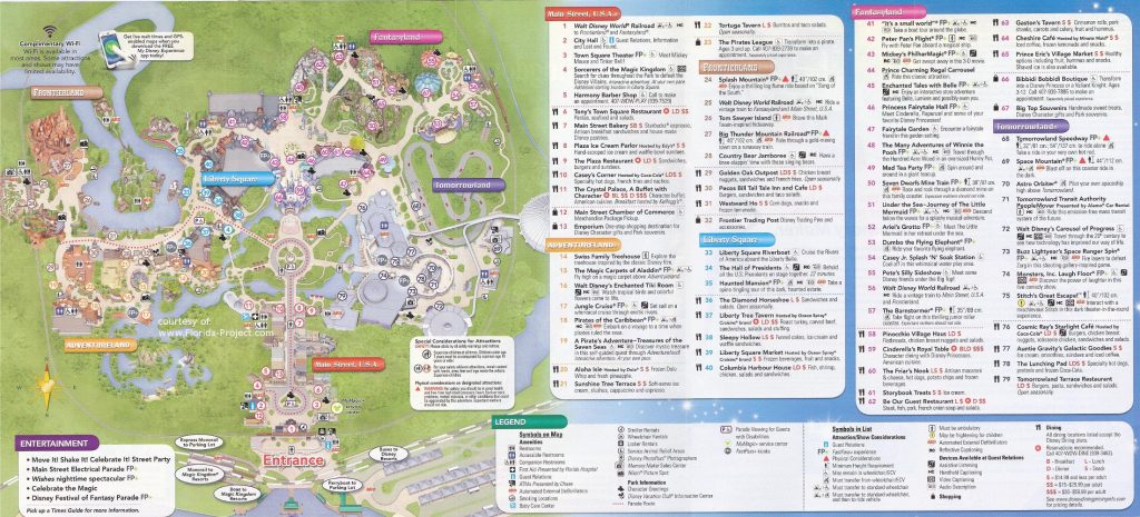 Magic Kingdom Guidemaps - Map Of Magic Kingdom Orlando Florida ...