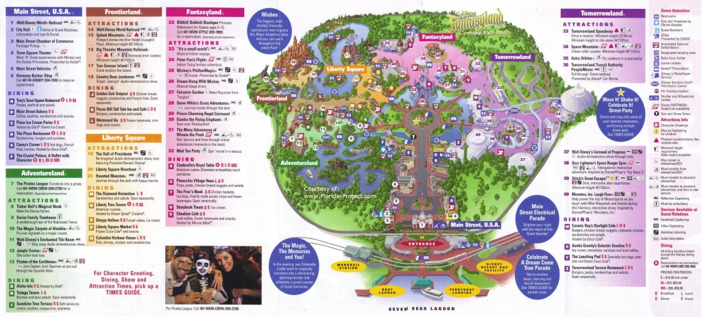 Magic Kingdom Guidemaps - Map Of Magic Kingdom Orlando Florida