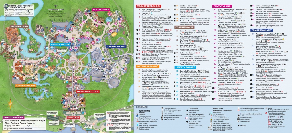 Magic Kingdom Itineraries - Mickey Chatter - Printable Magic Kingdom Map