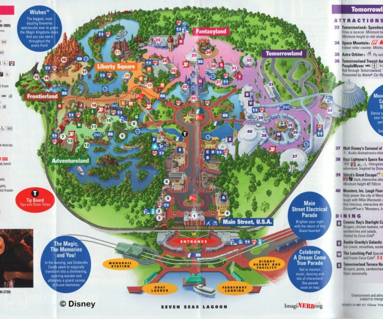 Magic Kingdom Maps Galore! - Imaginerding - Map Of Magic Kingdom ...