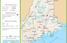 Maine Highway Map - Maine State Map Printable