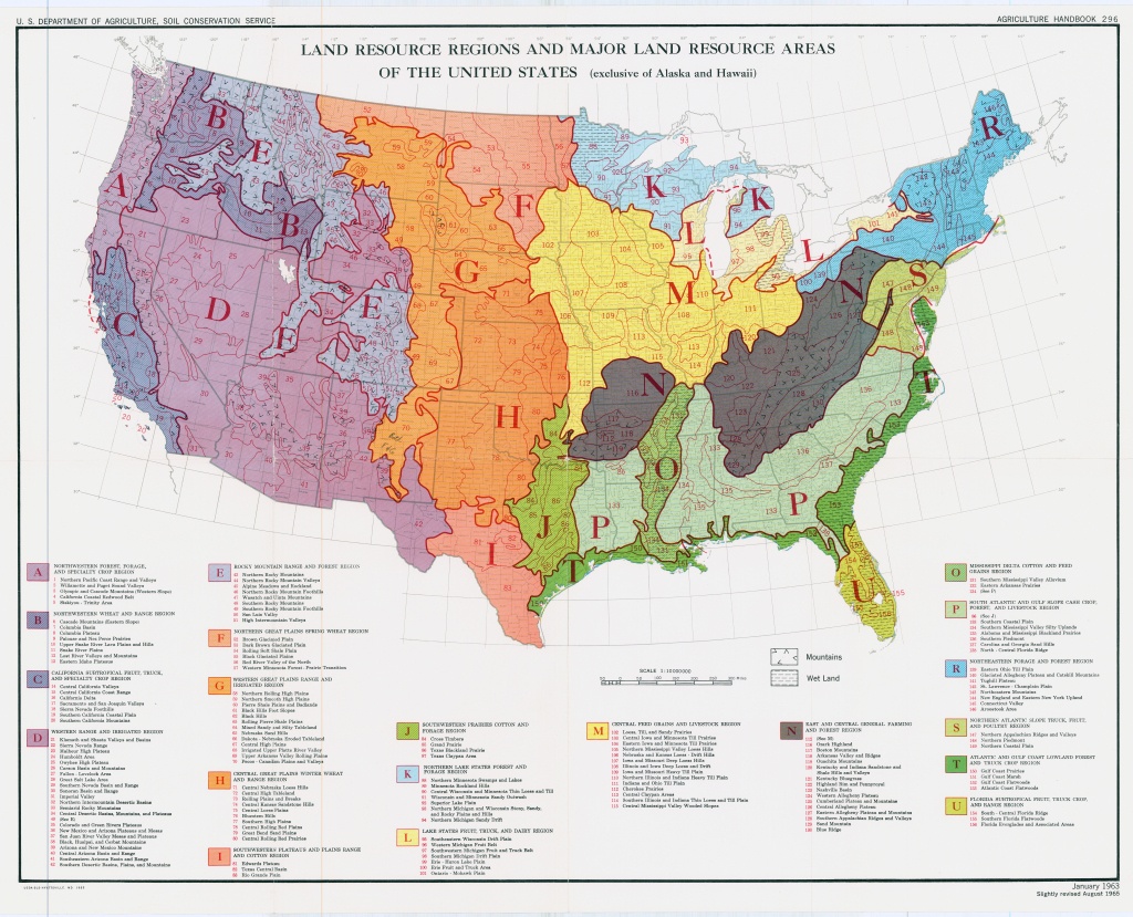 Major Land Resource Area (Mlra) | Nrcs Soils - 5 Regions Of The United States Printable Map