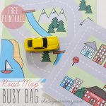 Make A Mini Road Map Busy Bag   Free Printable | The Diy Mommy   Free Printable Maps For Kids