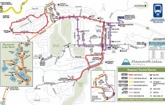 Mammoth Shuttle Map - Mammoth California Map