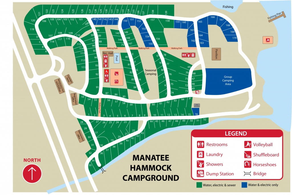 Manatee Hammock Park - Florida Tent Camping Map