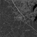 Mansfield, Texas   Area Map   Dark | Hebstreits Sketches   Mansfield Texas Map
