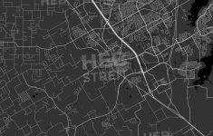 Mansfield, Texas - Area Map - Dark | Hebstreits Sketches - Mansfield Texas Map