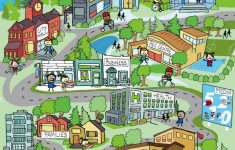 Map Drawing For Kids - Design Templates - Community Map For Kids Printable