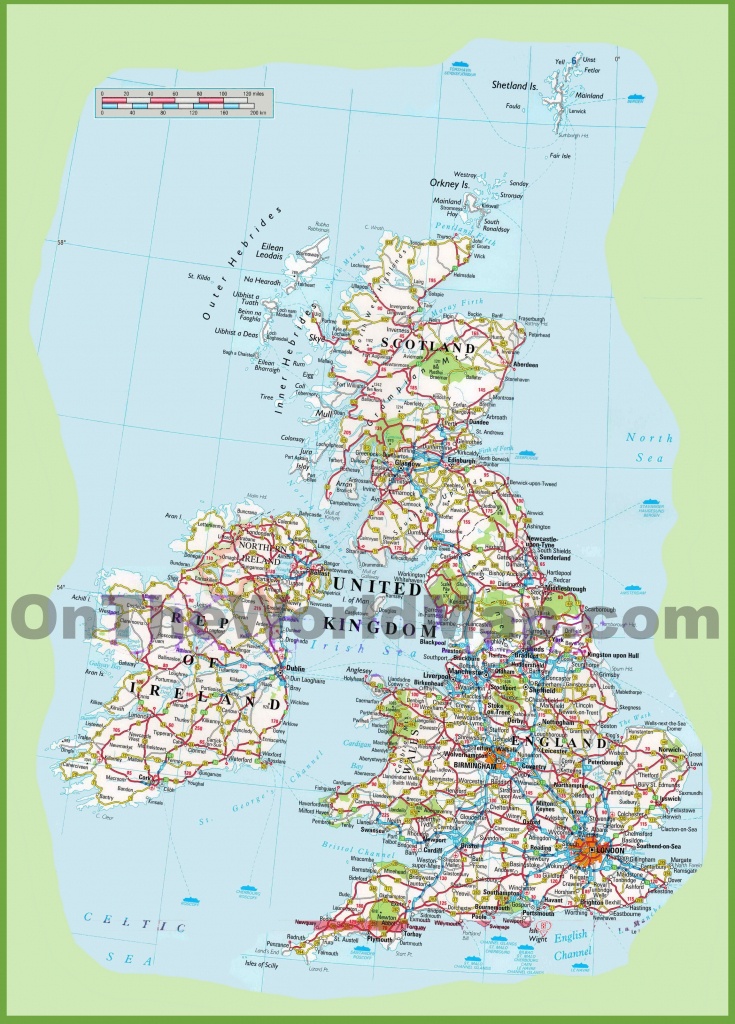 Map Free Printable Road Maps Uk - Berkshireregion - Free Printable Driving Maps