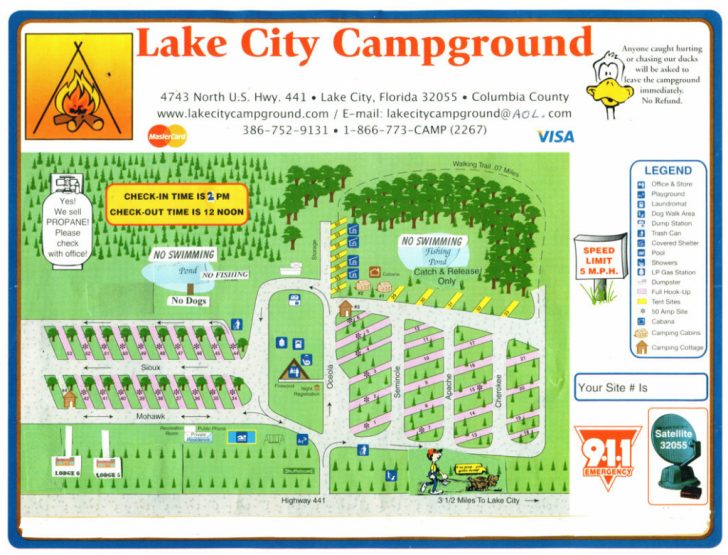Map Of Lake City Florida And Surrounding Area