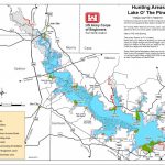Map | Lake O' The Pines   Texas Fishing Hot Spots Maps